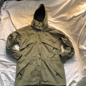 Helly Hansen Olive Rain Jacket